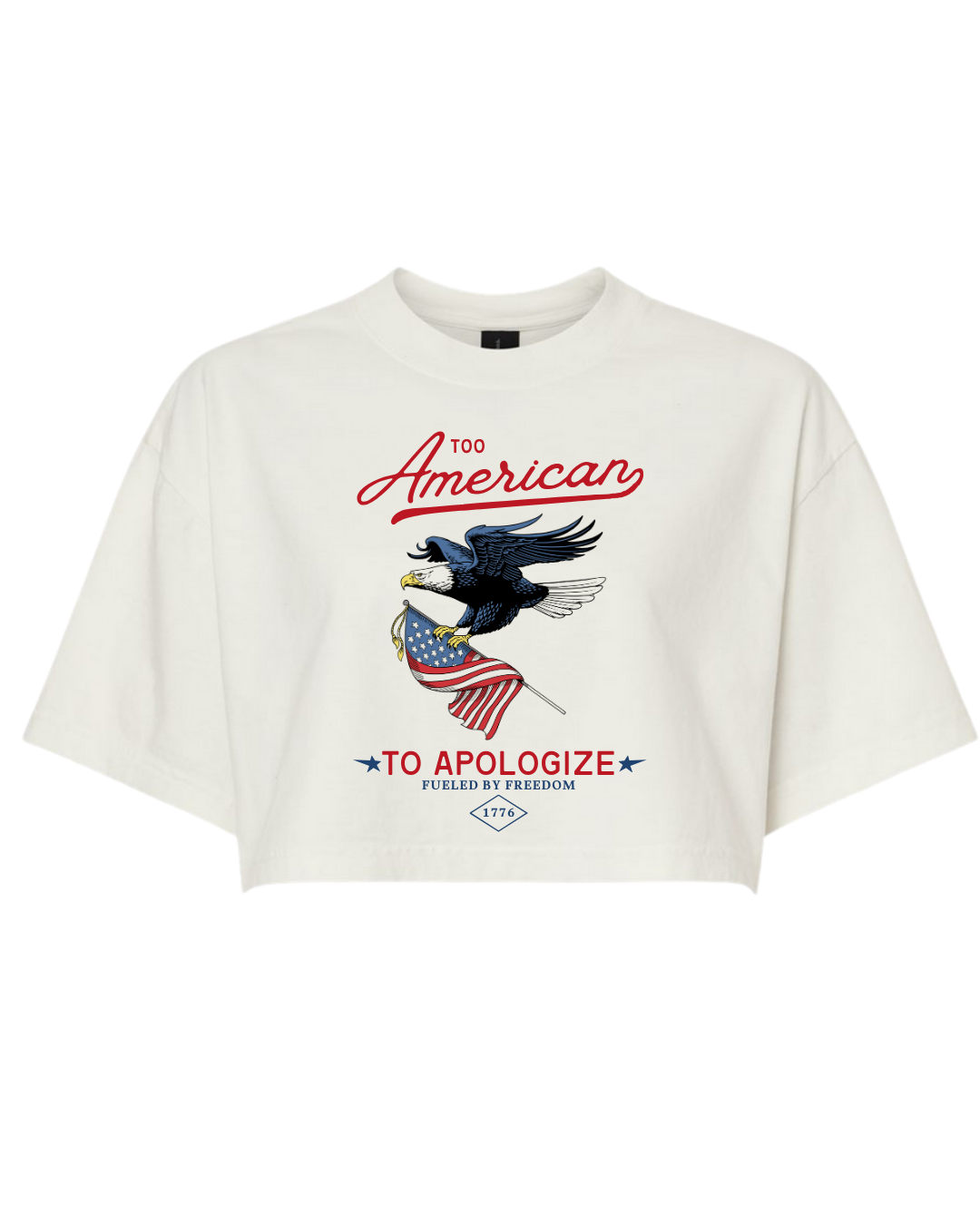 too american to apologize