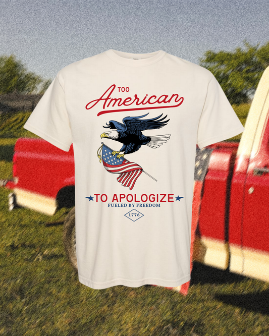 too american to apologize