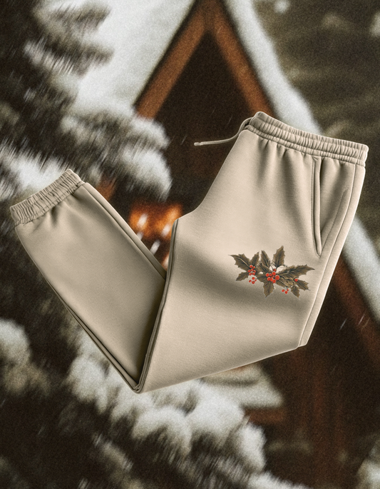 winter deer sweatpants