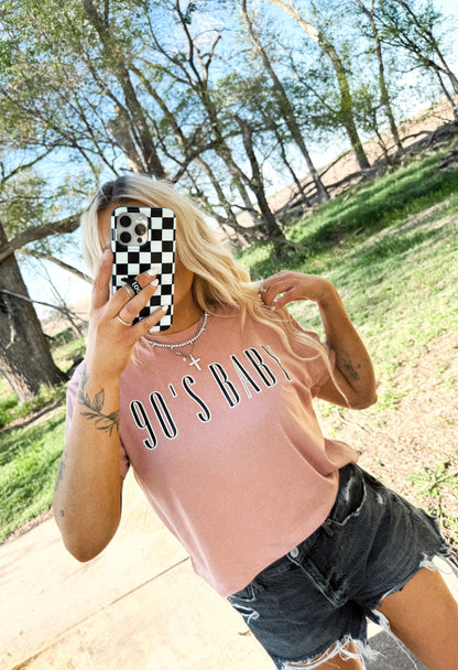 90’s baby cropped tee