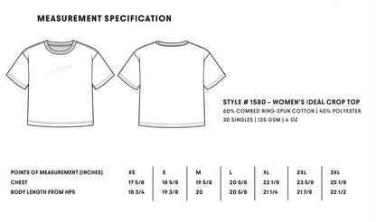 90’s baby cropped tee